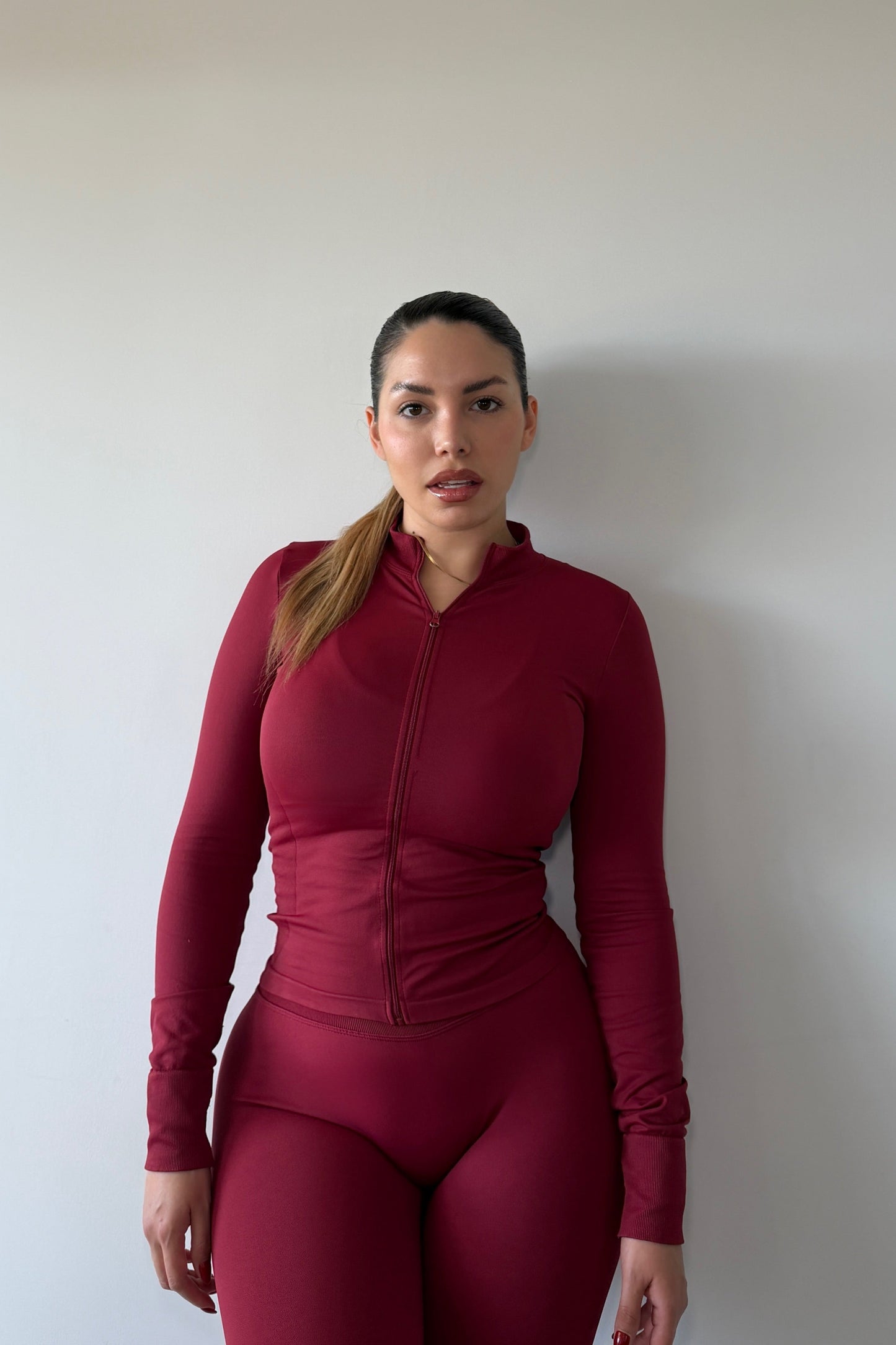 SILHOUETTE SET BURGUNDY